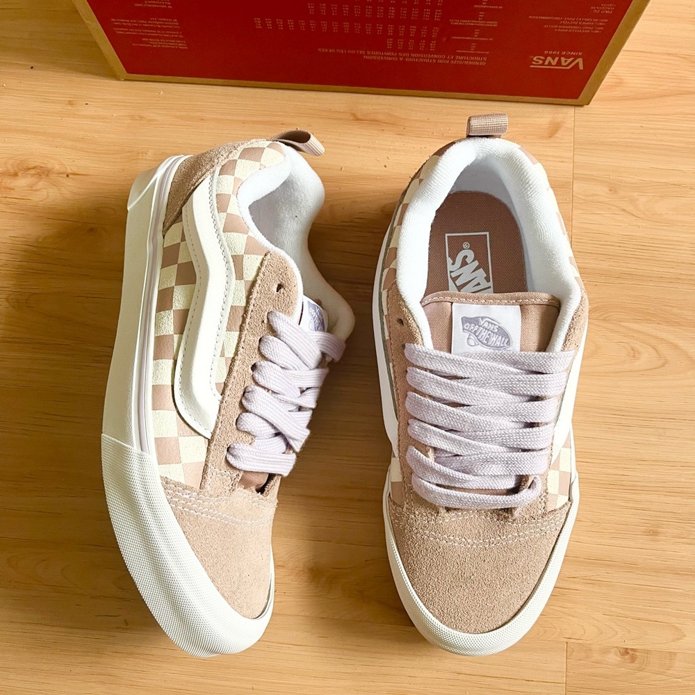 Vans Knu Skool Checkerboard Ethereal Women Size 10.0 US - Picture 6 of 11